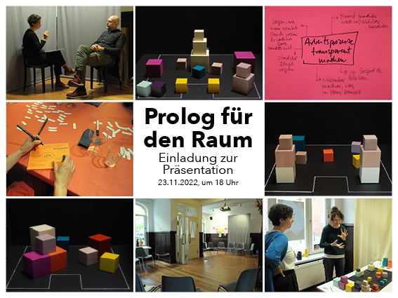 Prologue for the space Prolog für den Raum